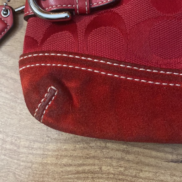 Red Coach Wristlet - Picture 4 of 6